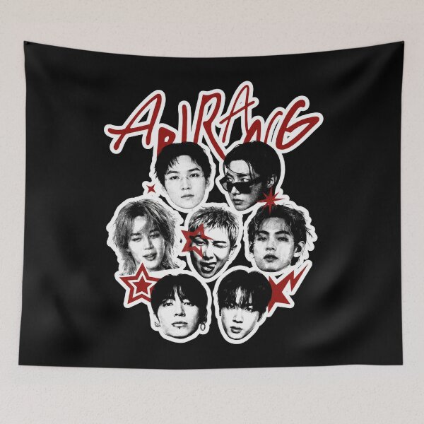 Item preview, Kpop Idol Arirang World Tour OT7 Bangtan Jungkook V Taehyung Jimin Jin Suga RM J-Hope ARMY Fanmade designed and sold by Tonkhawartwork.