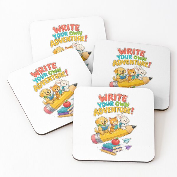 Item preview, Write Your Own Adventure – Cute School Animals designed and sold by NinaCreator.