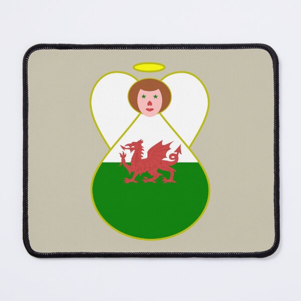 Item preview, Wales Flag Angel Cute Welsh Country Pride Design designed and sold by AuntieShoe.