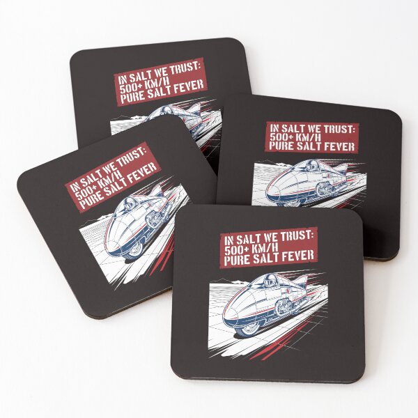 Item preview, Salt Flats Racing - Retro Streamliner Motorcycle Speed Graphic designed and sold by SplashTastic.