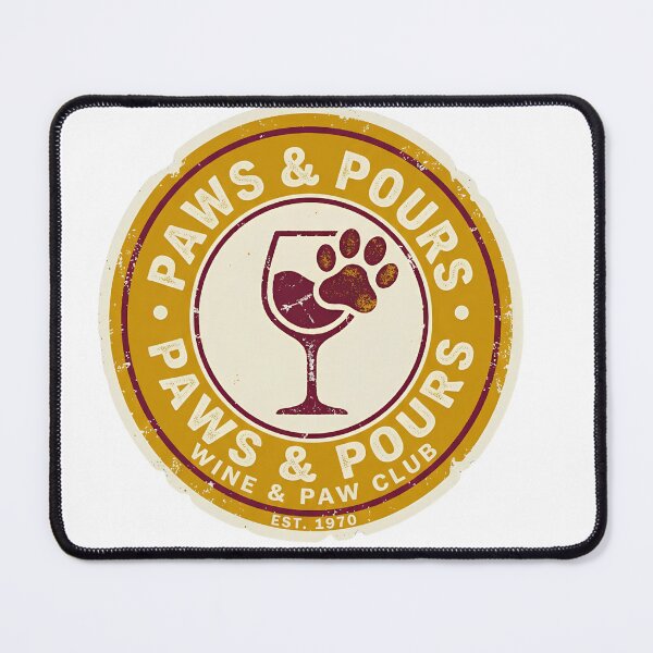 Item preview, Paws & Pours – Funny Cat Dog Wine Lover Design designed and sold by Kayshies8120.