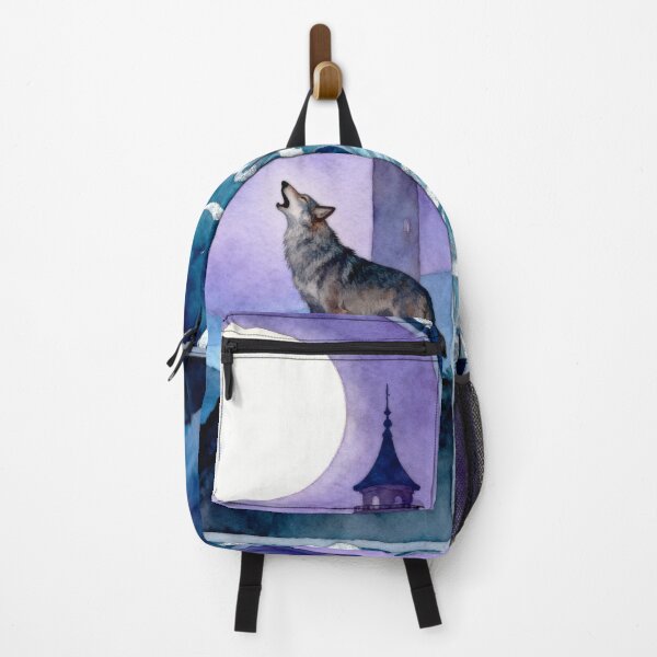 Item preview, Celestial Moon Phases Wolf Arcana Illustration designed and sold by store52.