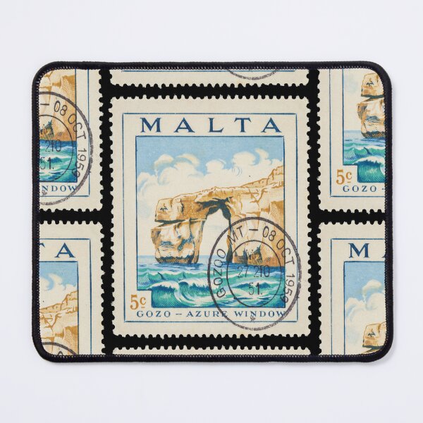 Item preview, Gozo Malta Azure Window Cliff Coast Stamp Sticker designed and sold by stickercuffs.