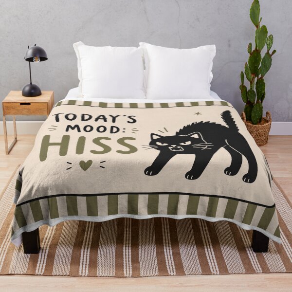 Item preview, Funny Hissing Cat Art designed and sold by Studio pod Burom.