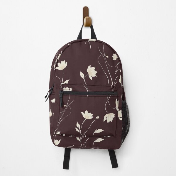 Item preview, Burgundy Minimalist Wildflower Pattern designed and sold by Aniko Tulipan.