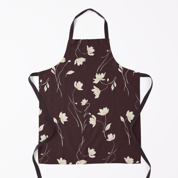 Item preview, Burgundy Minimalist Wildflower Pattern designed and sold by Aniko Tulipan.