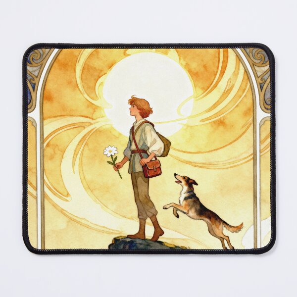 Item preview, New Beginnings Vintage Sun & Journey Illustration designed and sold by store52.