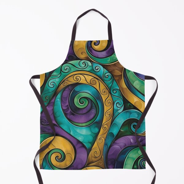 Item preview, New Zealand Māori Paua Pattern Koru Design 184 designed and sold by GrinGalore.