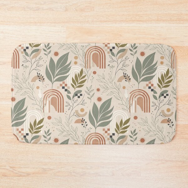 Item preview, Sage Botanical Geometry | Minimal Earthy Seamless Pattern | Modern Scandinavian Aesthetic designed and sold by AP Digi Store.