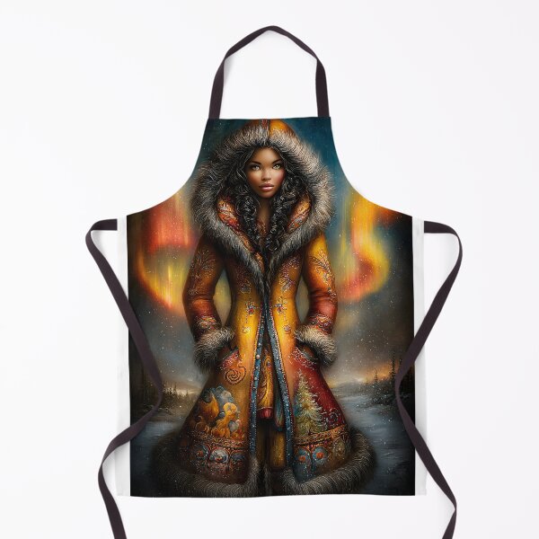 Item preview, Enchanting Arctic Beauty in Vibrant Fur Coat designed and sold by Artessie.