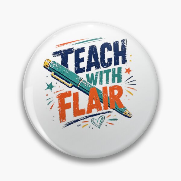 Item preview, Teach With Flair Teacher Educator Teaching Profession designed and sold by JonesFlora2025.