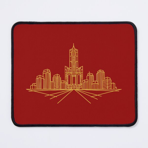 Item preview, Kaohsiung Skyline Minimalist Line Art designed and sold by KungPowUnicorn.