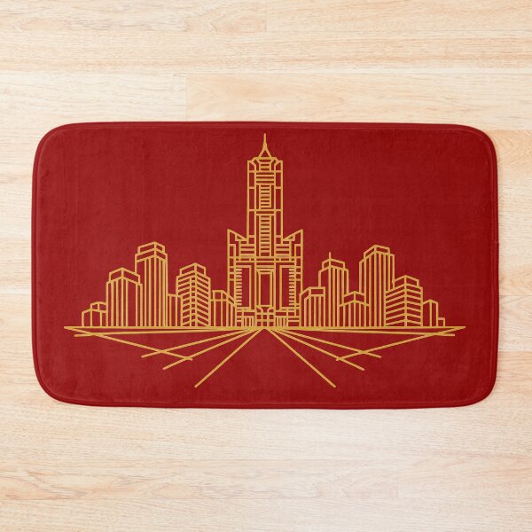 Item preview, Kaohsiung Skyline Minimalist Line Art designed and sold by KungPowUnicorn.