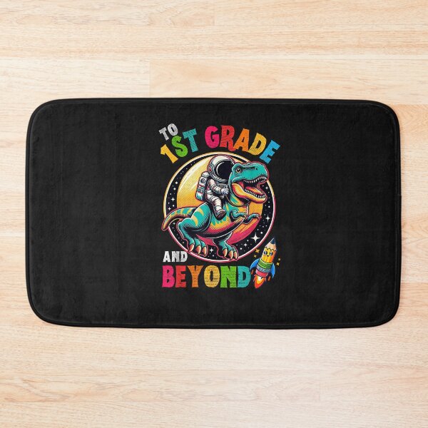 Item preview, Astronaut Dinosaur boys First day back to School 1st grade designed and sold by FrankIsabel.