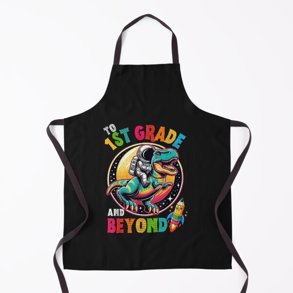 Item preview, Astronaut Dinosaur boys First day back to School 1st grade designed and sold by FrankIsabel.