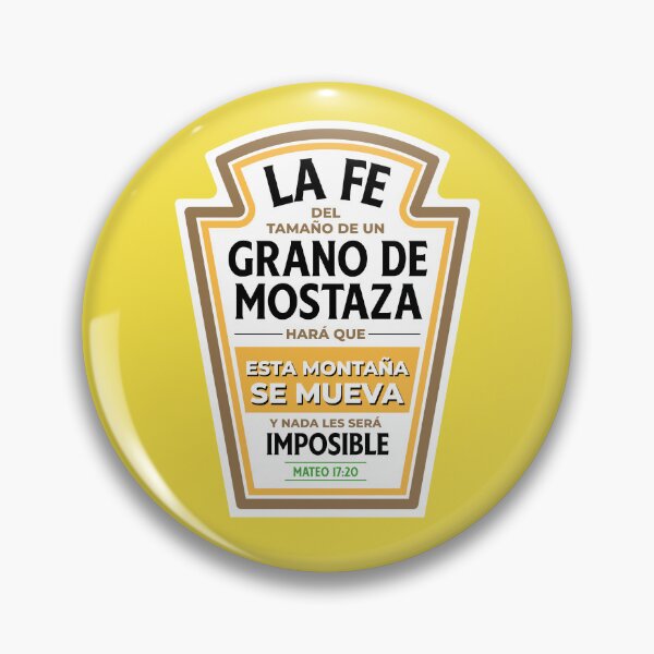 Item preview, Faith like a mustard seed – Matthew 17:20 | Spanish | JW designed and sold by Whim & Verse Studio.
