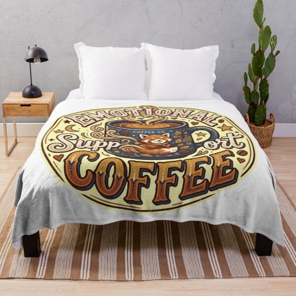 Item preview, Emotional Support Coffee Red Panda Cute Coffee Lover Cafe Animal designed and sold by LOVEARTDESIGN.