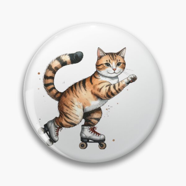 Item preview, Skating Cat designed and sold by WATERDUST.