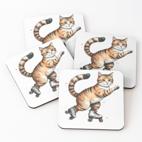 Item preview, Skating Cat designed and sold by WATERDUST.