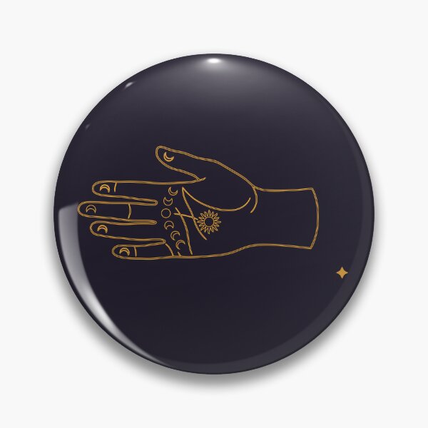 Item preview, ​Mystic Palmistry Hand Line Art Celestial Magic designed and sold by Joshbrowny.