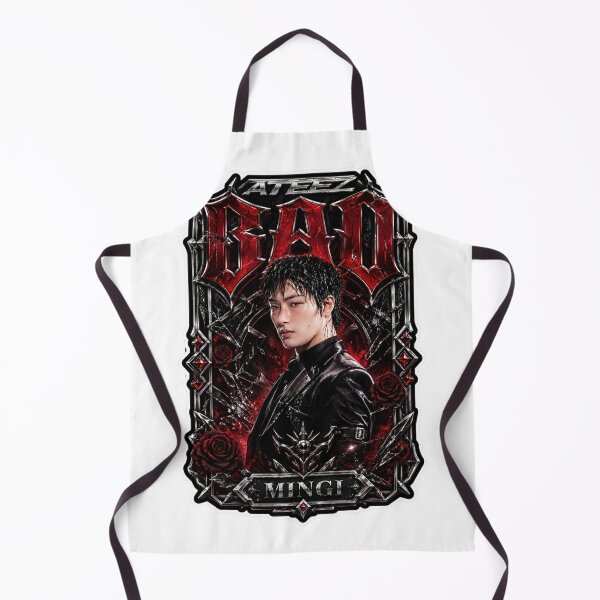 Item preview, Fix Off Mingi ATEEZ BAD Era Warm Red Film Concept Poster designed and sold by Valeree Store.