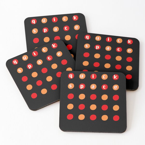 Item preview, Quickspace Indie Band Red Orange Dots designed and sold by bt1748937.