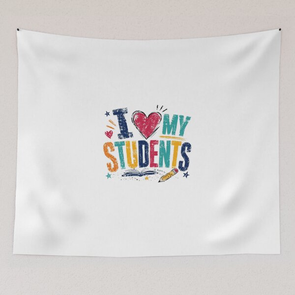 Item preview, I Love My Students Teacher Educator School Classroom designed and sold by JonesFlora2025.
