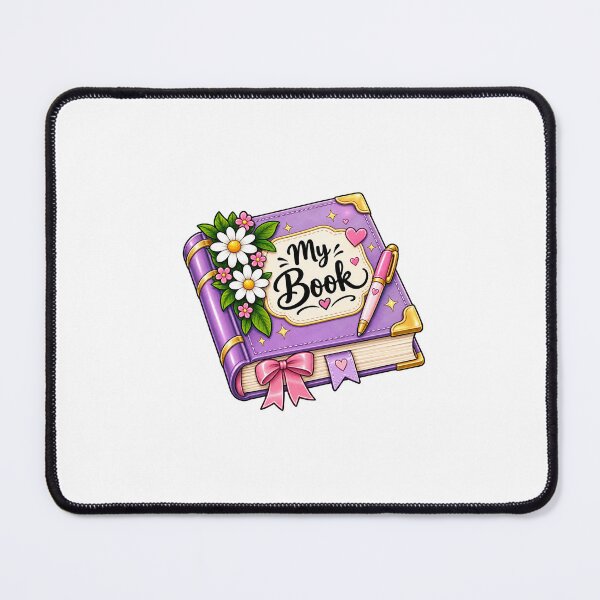 Item preview, My Book – Cute Book Lover Floral Reading Sticker designed and sold by Ishratparween11.
