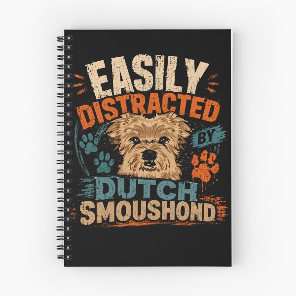 Item preview, Easily Distracted By Dutch Smoushond Dog Lover Pet Owner designed and sold by HumansStuck12.