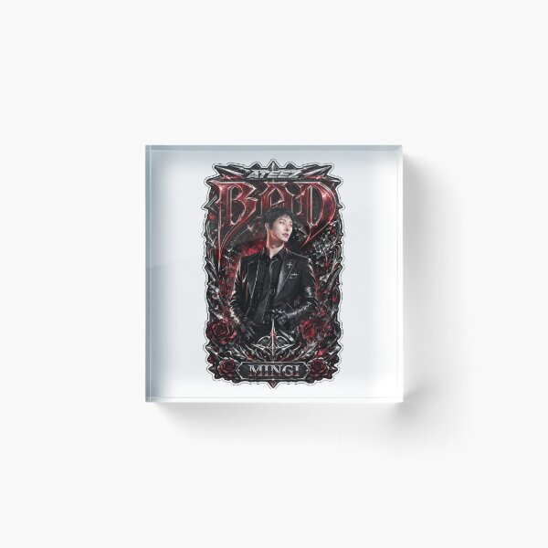 Item preview, Classic Silver Accent Mingi ATEEZ BAD Track Vintage Streetwear Graphic designed and sold by Valeree Store.