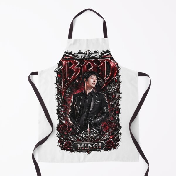 Item preview, Classic Silver Accent Mingi ATEEZ BAD Track Vintage Streetwear Graphic designed and sold by Valeree Store.