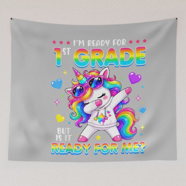 Item preview, I'm Ready for 1st Grade Unicorn Back to School First Grade designed and sold by mjohnson9.