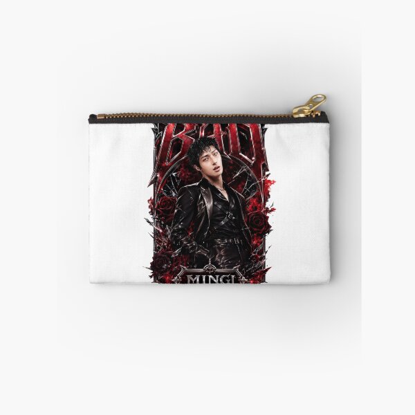 Item preview, ATEEZ Mingi BAD Song Antique Chains Vintage Leather Coat Fan Art designed and sold by Valeree Store.