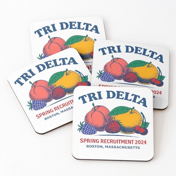 Item preview, Tri Delta Fruit Spring Recruitment Poster designed and sold by Matinez Pink.