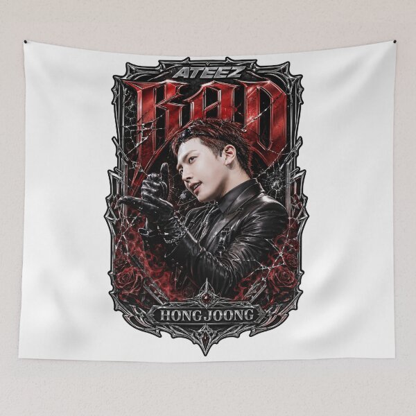 Item preview, Captain Hongjoong ATEEZ BAD Era Retro Film Grain Poster Artwork designed and sold by Valeree Store.