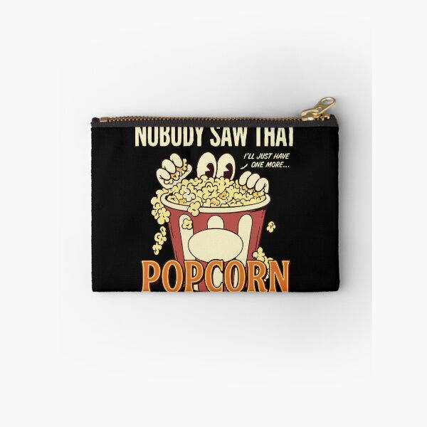 Item preview, Nobody Saw That Sneaky Popcorn Retro Movie Night Humor Classic T-Shirt designed and sold by pawsome purrfect.