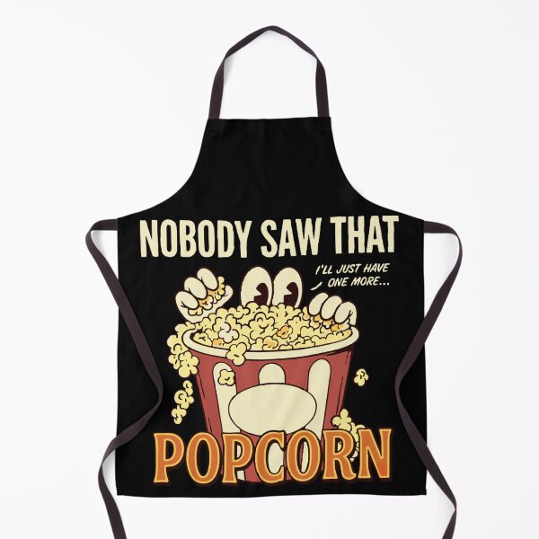 Item preview, Nobody Saw That Sneaky Popcorn Retro Movie Night Humor Classic T-Shirt designed and sold by pawsome purrfect.