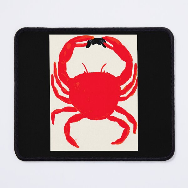 Item preview, Red Crab Gaming Controller Poster designed and sold by NippoArts.