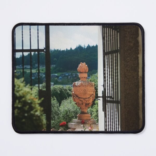 Item preview, Garden View Through Wrought Iron Gate designed and sold by Markjueazley.