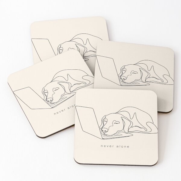 Item preview, Minimalist Doberman Line Art Velcro Dog Laptop designed and sold by Yellowriversss.