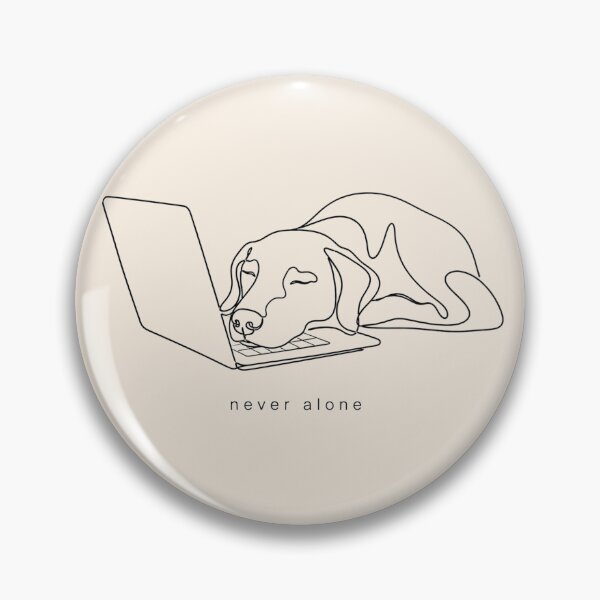Item preview, Minimalist Doberman Line Art Velcro Dog Laptop designed and sold by Yellowriversss.