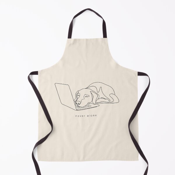 Item preview, Minimalist Doberman Line Art Velcro Dog Laptop designed and sold by Yellowriversss.