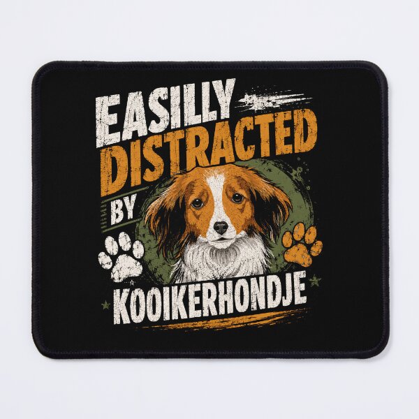 Item preview, Easily Distracted By Kooikerhondje Dog Owner Lover designed and sold by HumansStuck12.