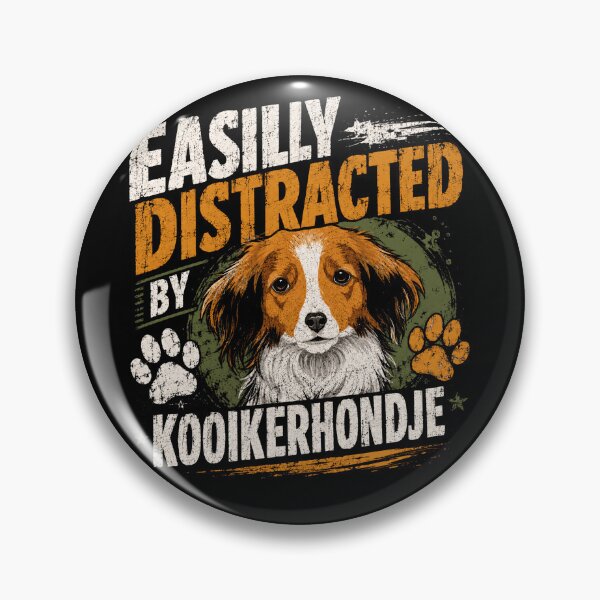 Item preview, Easily Distracted By Kooikerhondje Dog Owner Lover designed and sold by HumansStuck12.