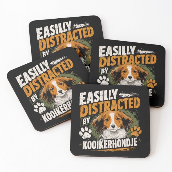Item preview, Easily Distracted By Kooikerhondje Dog Owner Lover designed and sold by HumansStuck12.