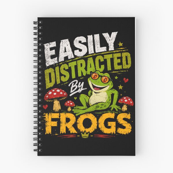 Item preview, Easily Distracted By Frogs Frog Lover Amphibian Enthusiast designed and sold by HumansStuck12.