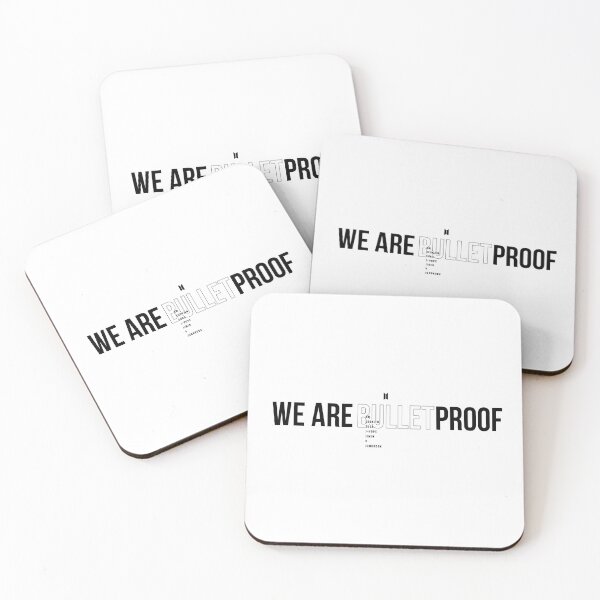 Item preview, We are Bulletproof with Member Names | BTS | 2026 designed and sold by ShufflexShop.
