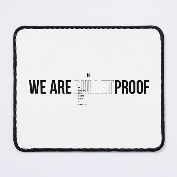 Item preview, We are Bulletproof with Member Names | BTS | 2026 designed and sold by ShufflexShop.