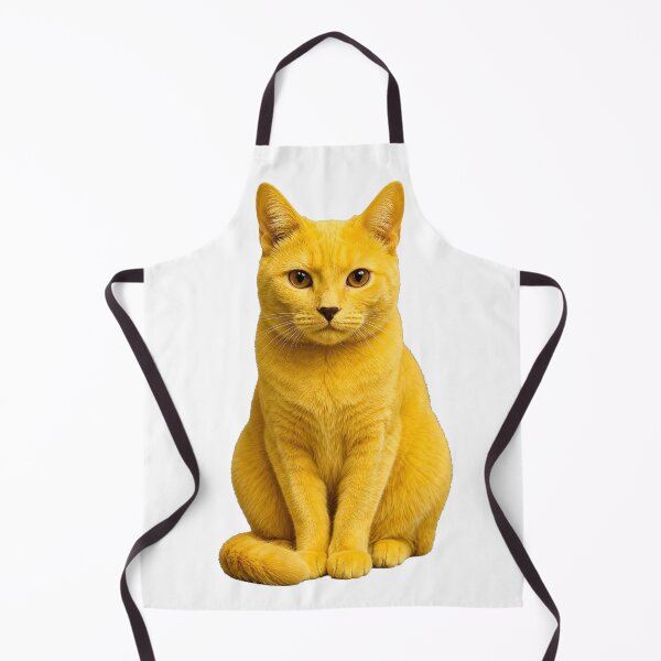 Aperçu de l'œuvre CHAT JAUNE DE VAN DEN AAYCK créée et vendue par WILLEM SHOP.