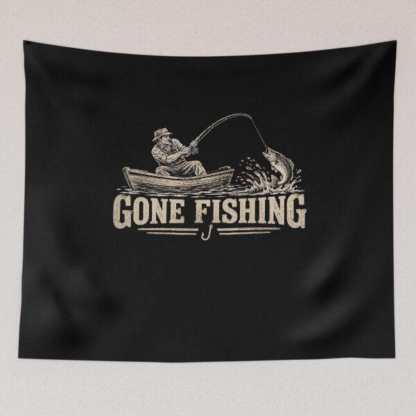 Item preview, Gone Fishing  designed and sold by TheEndDesign.